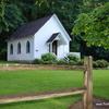 Baker Cabin Pioneer Chapel on corner of Hattan Rd & Gronlund Rd. Carver area. Historic landmark. Wedding Venue